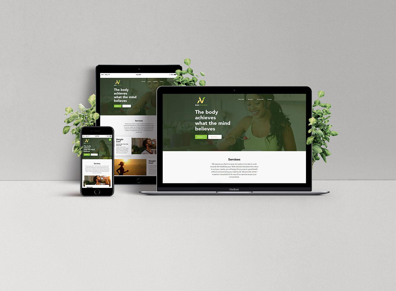 Auro nutrition website