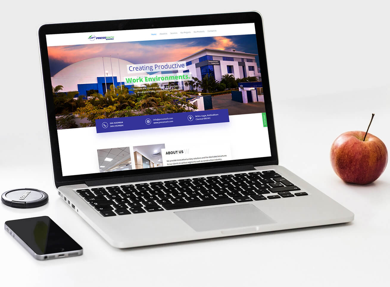 Pressmach website