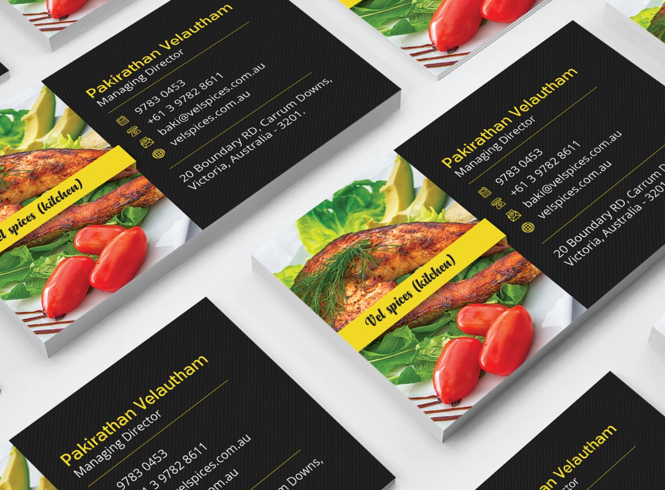 Business Card velspices - Grafikos